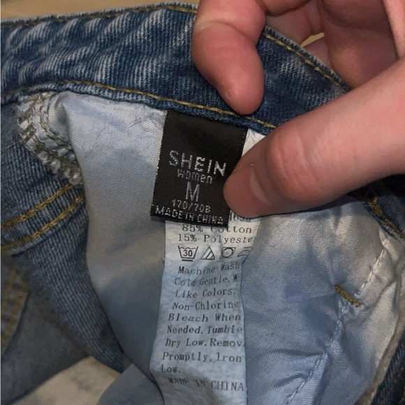 Shein Denim Shorts- Size M Women - Picture 2 of 3